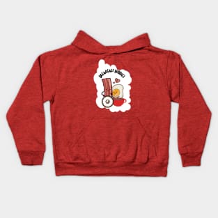 FUNNY Bacon And Eggs Besties Kids Hoodie